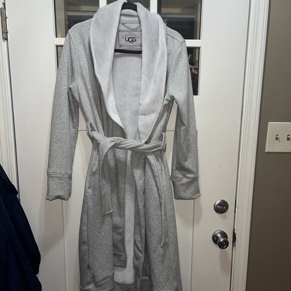 UGG Australia Other - UGG Australia Women's Grey Plush Fleece Bathrobe Size Medium
